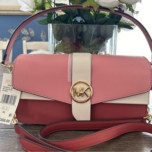 NWT Michael Kors Monogram Convertible Bag